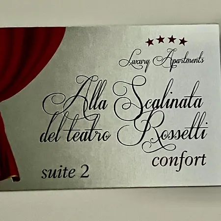 Scalinata Del Teatro Rossetti Confort Parcheggio *